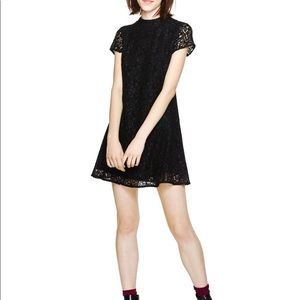 Aritzia Talula Belgavia Black Lace Dress